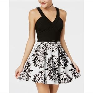 Macy's Crystal Doll Flocked Fit & Flare Special Occasion Dress Like NEW Cond!